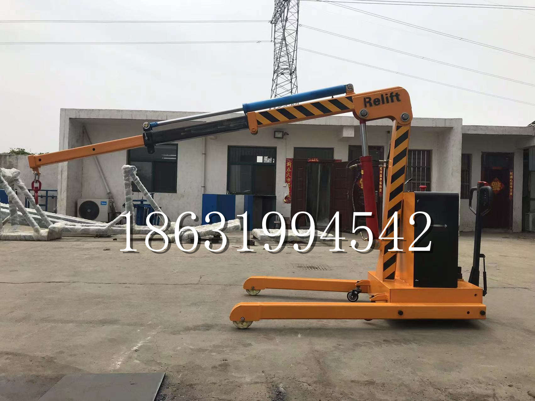 和平区久征定做3吨三轮随车吊 农用园林绿化移树吊 平板工程用小吊机