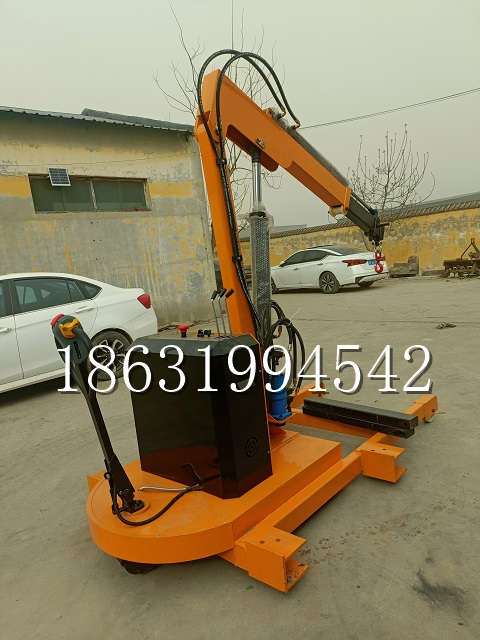 和平区自卸车厢随车吊 自制轮式四不像起重机 四驱平板吊 5吨 贵盛